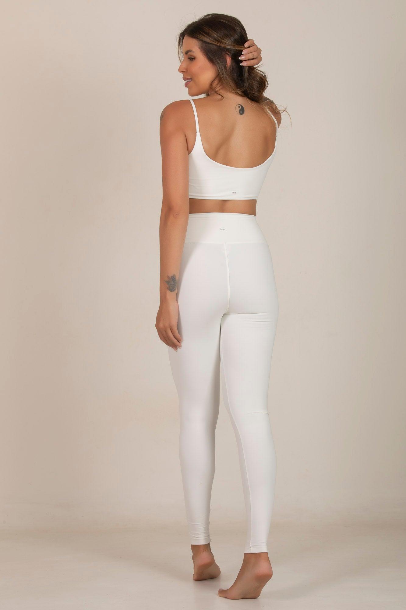 Legging iná yoga off white costas