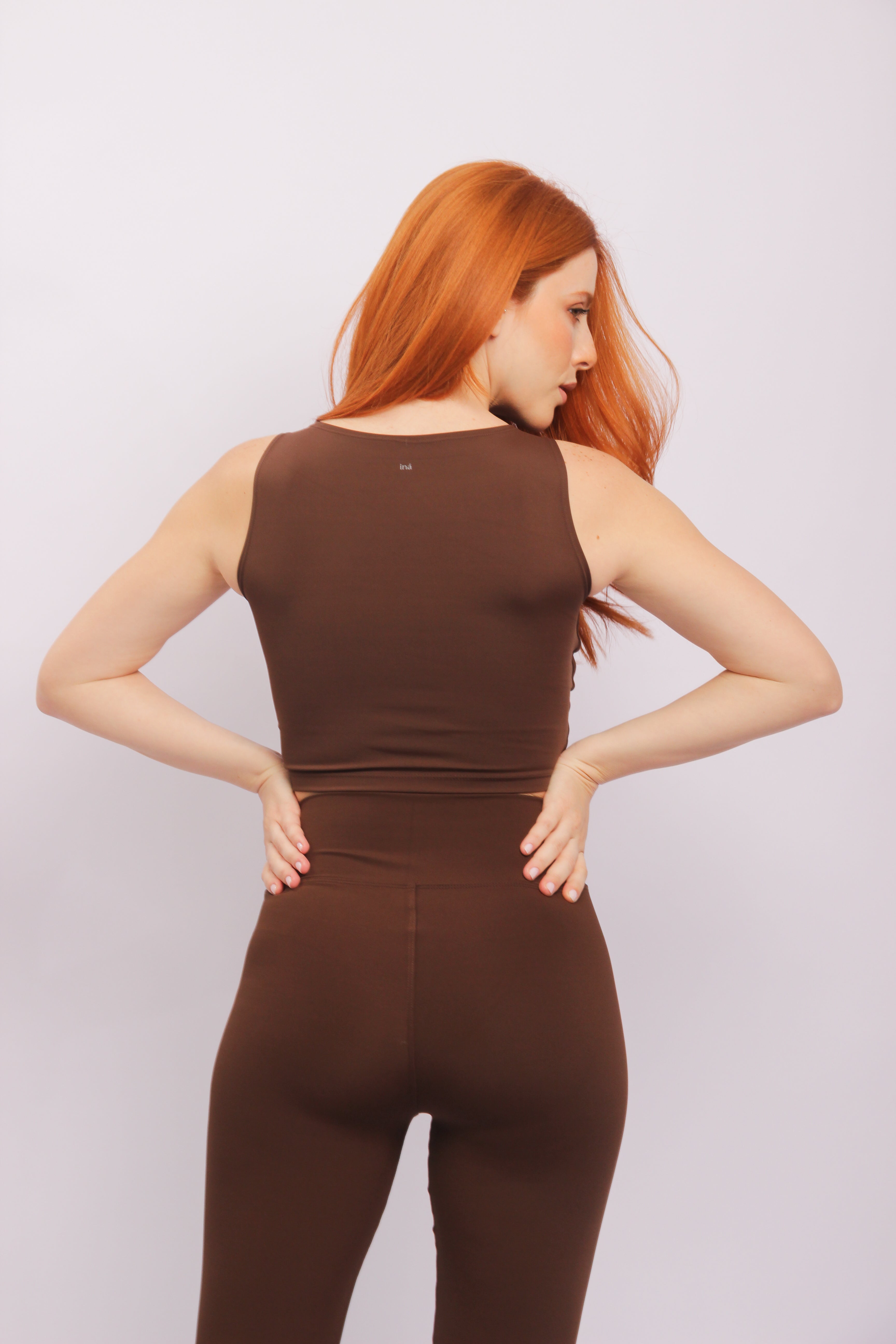 Cropped Canoa Café Coragem | Top Feminino para Yoga, Pilates e Dia a Dia