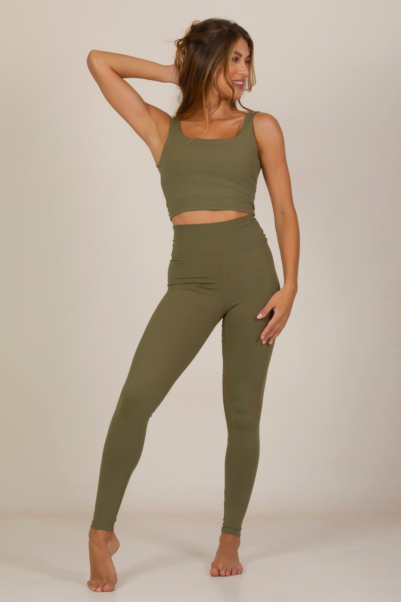 Cropped Square Oliva Esperança - inayoga