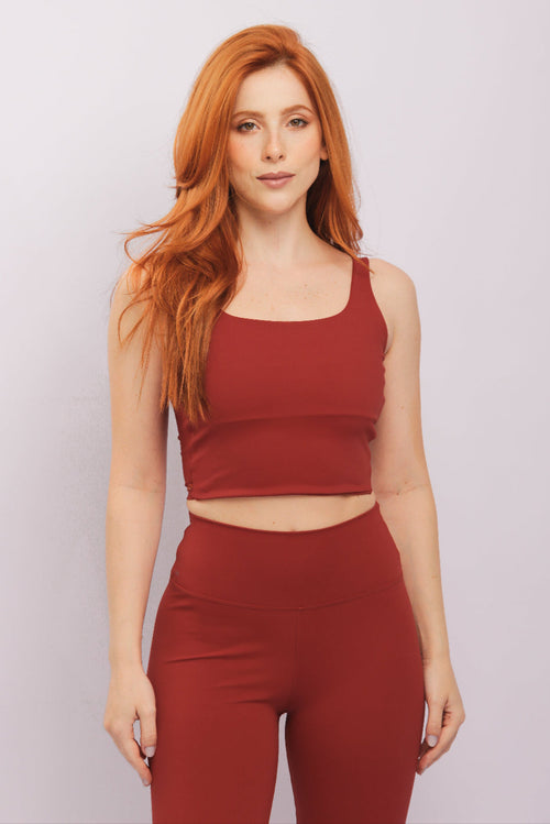 Cropped Square Ina yoga Argila 