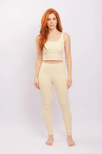 Cropped square baunilha Ina yog
