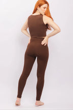 Legging marro cafe ina yoga