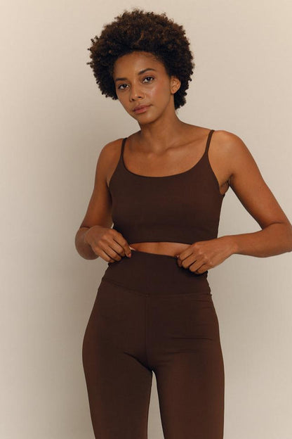 Legging Básica Café Coragem - inayoga