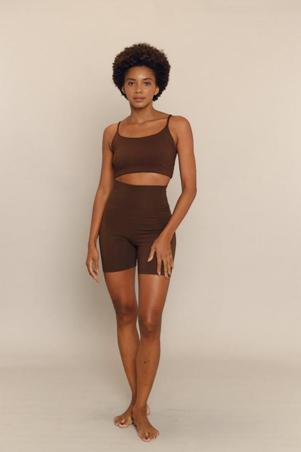 Short Básico Café Coragem - inayoga