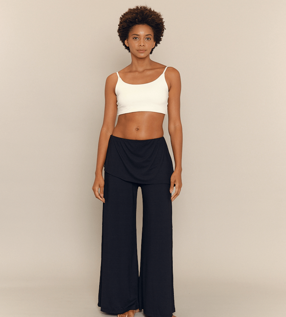 calca pantalona Ina preta