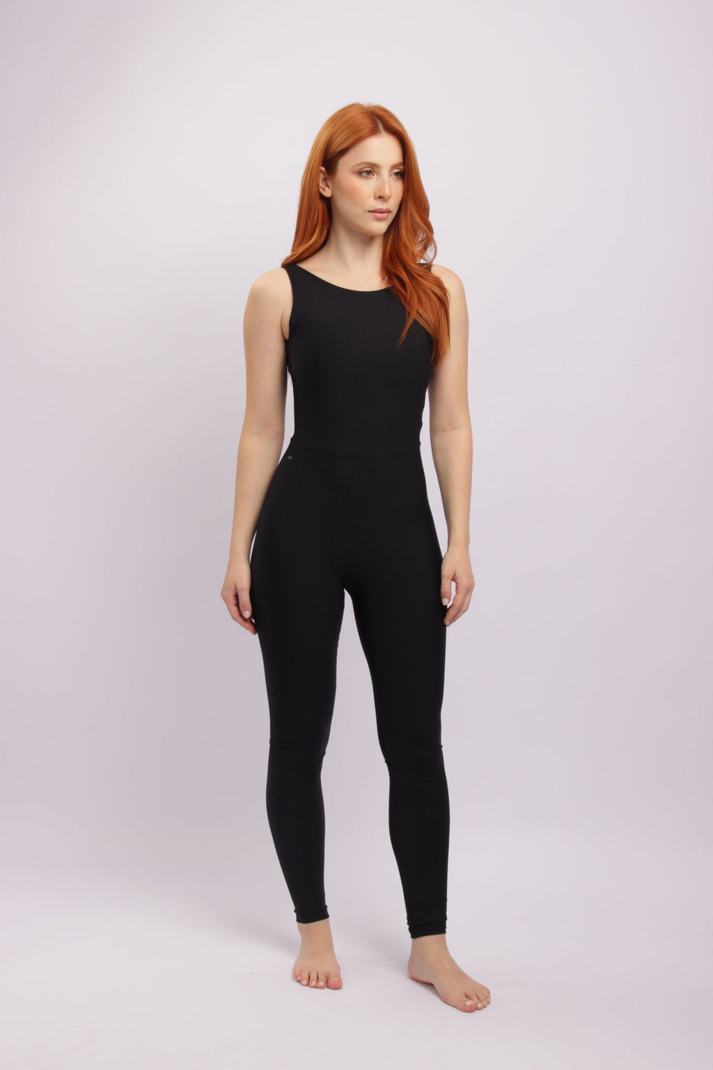 macacao preto para yoga Ina