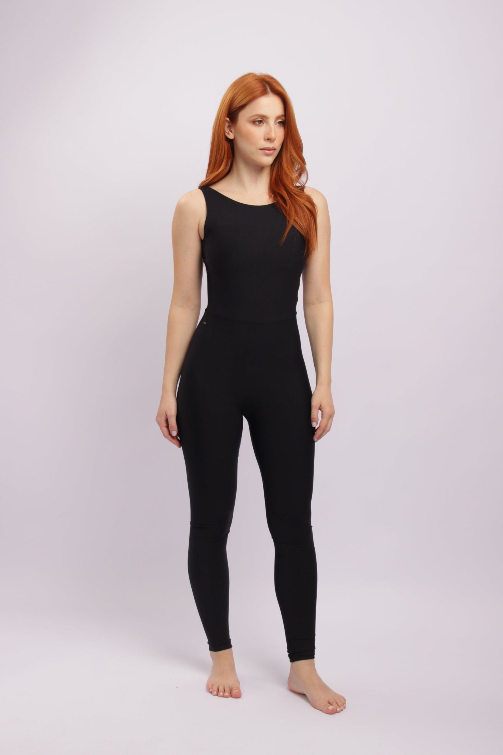 macacao preto para yoga Ina